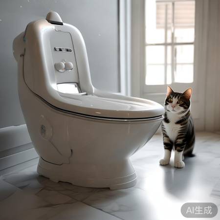 猫咪智能马桶发明奇思