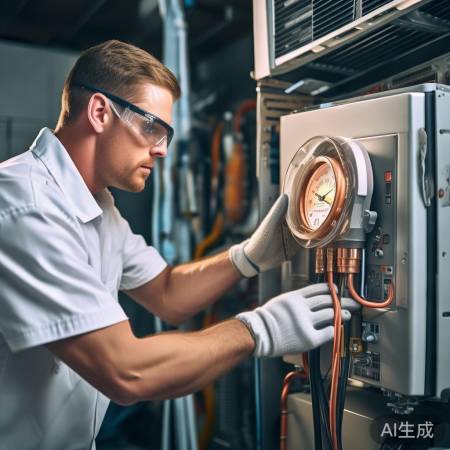 “确保空调系统封闭再添加冷剂”