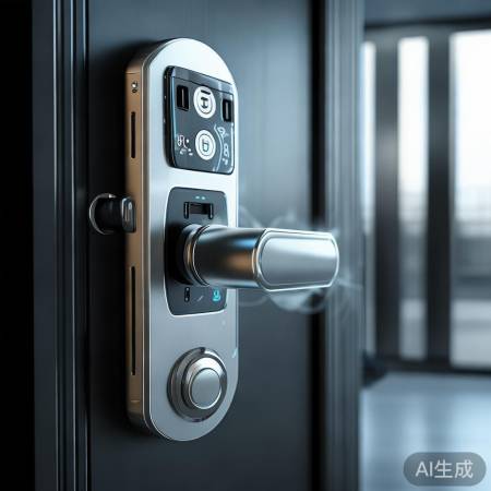 指纹锁防偷窥设计