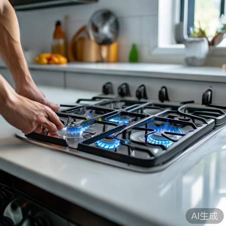 厨房通风稳定，集成灶火力旺