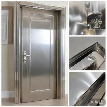 不锈钢门，光滑牢固显高档