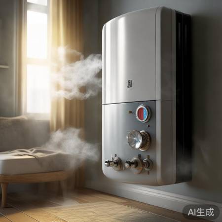 壁挂炉放气后，开进水阀。