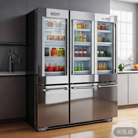 推荐超大容量三开门冰箱