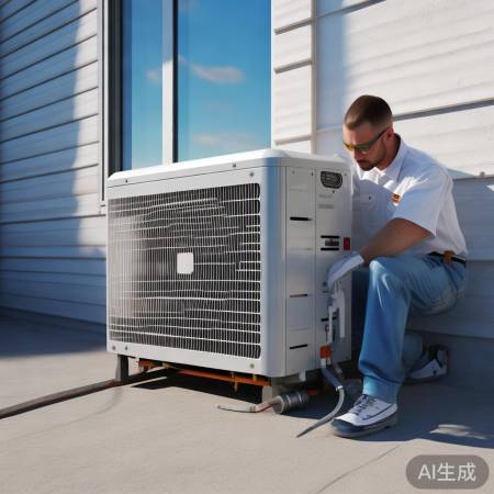 安装空气能热水器,细心不机械