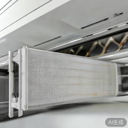 拆卸空调过滤网