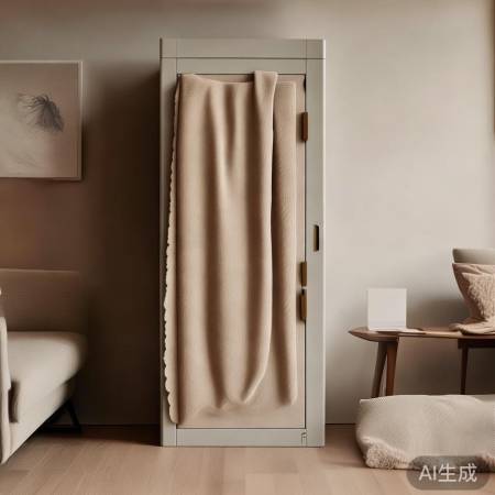 布艺装饰,保险柜变温馨