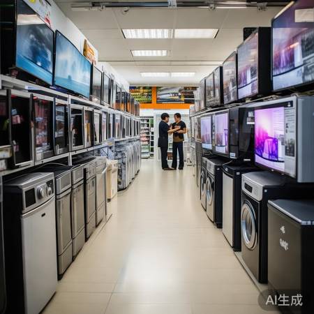 家电专卖店，专业讲解，价格略高