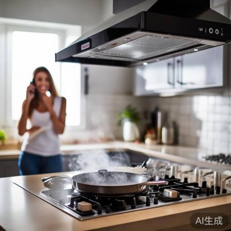 “好太太油烟机,全国热线解忧”