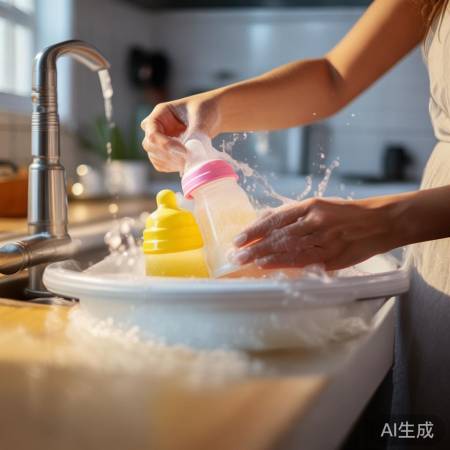 “定期换奶瓶，卫生保健康”