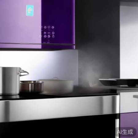 紫金花触控油烟机，智能感应自动