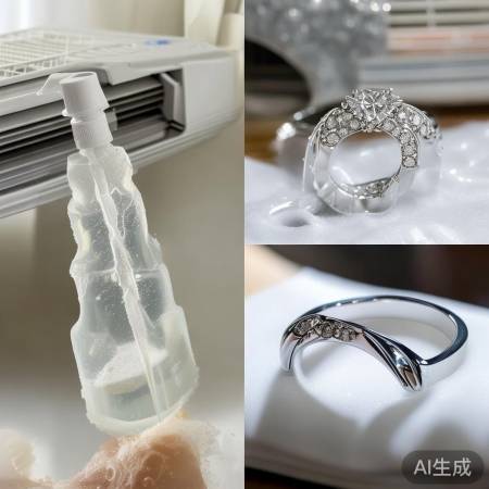 空调白醋除垢，钻石珠宝清洁剂亮