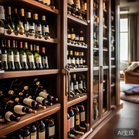 酒柜尺寸图，打造美酒空间