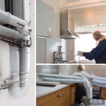 风道安装,直通密封,倾斜检查。