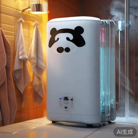 “熊猫热水器 安全护洗澡”
