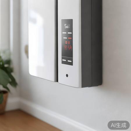 万和壁挂炉操作简便，信息清晰。