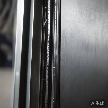 门板厚实,钢骨架,门缝严密
