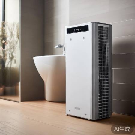 多层空气能热水器，美观小巧。