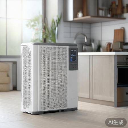 多层空气能热水器，环保省电。