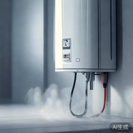 “接通电源，检查热水器”