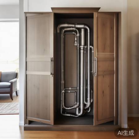 定制水管收纳柜,个性化设计