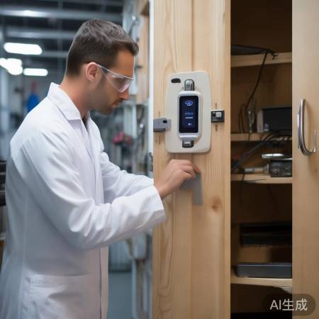 太原衣柜指纹锁安装教程完成