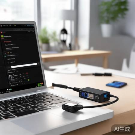 确认设备支持串口，连接电脑