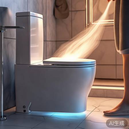 智能马桶暖风烘干，温暖如厕体验