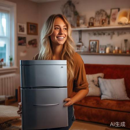美女大方送迷你冰箱，快来领取吧！