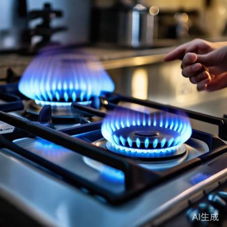 点火成功火焰蓝