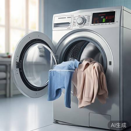 洗衣机自动正反转，确保均匀洗涤