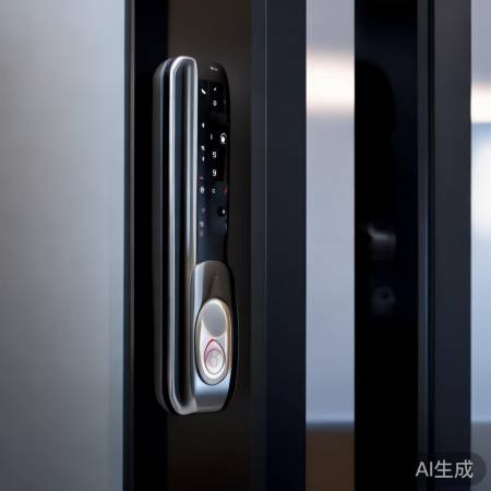 指纹锁内置大电池，备用电源保安