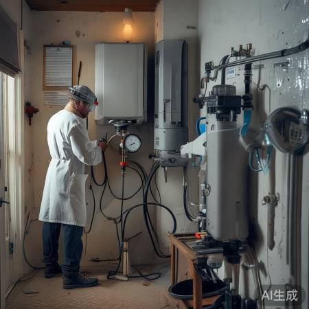 检测水压，确保供暖