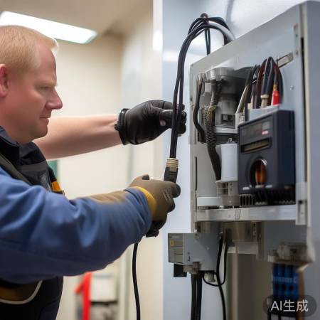 确保电源线连接正确拧紧