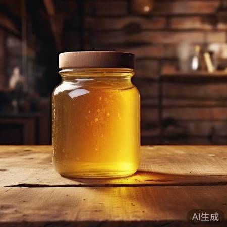 蜂蜜易吸水变质，需妥善保存