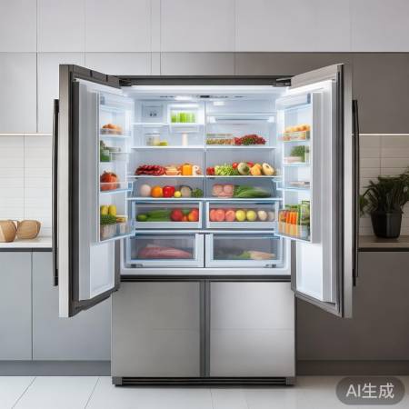 “401升大容量冰箱，厨房好帮