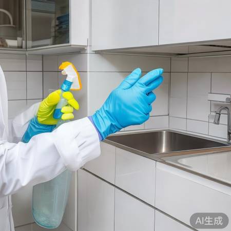 定期清洁消毒柜