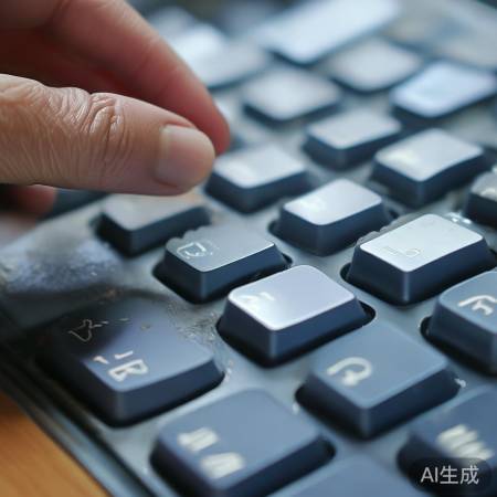 检查按键,轻擦去污