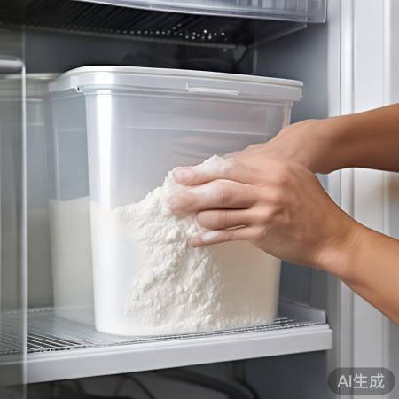 冰箱面粉防串味，手净防受潮