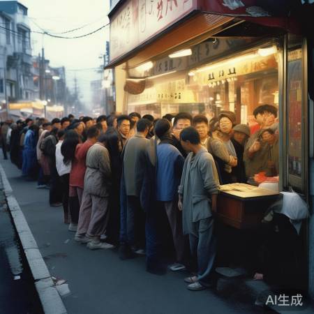 面馆火，排队如明星