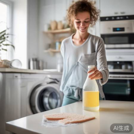 “白醋洗洗衣机,生活小窍门”