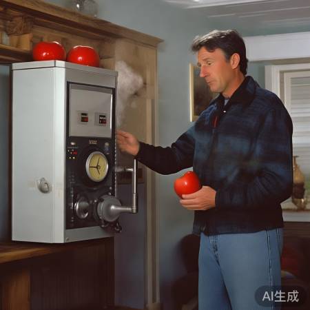 壁挂炉排气不畅，苹果塞烟囱