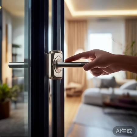 “生活博主分享指纹锁重要性”