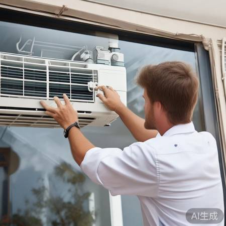 专业安装，避免损害空调挡板