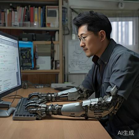 “科研勇士，假肢敲键码论文”