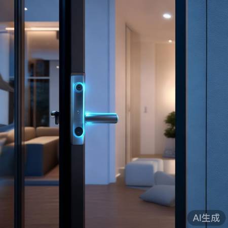 智能门锁，一键回家享便捷