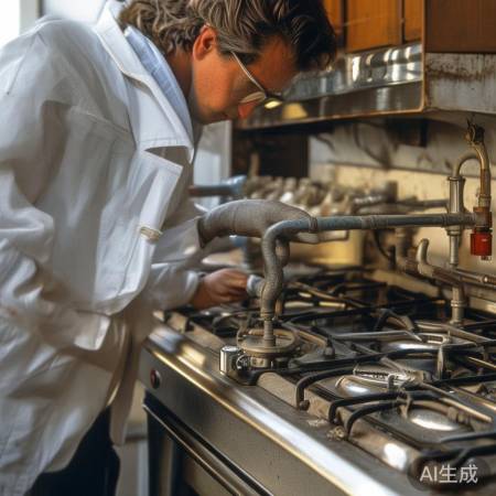 定期检查燃气灶