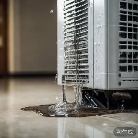 中央空调常见积水原因