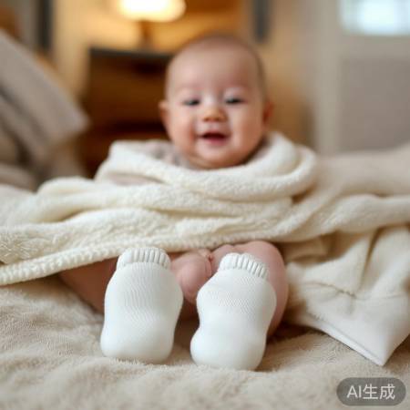 宝宝必备柔软棉袜