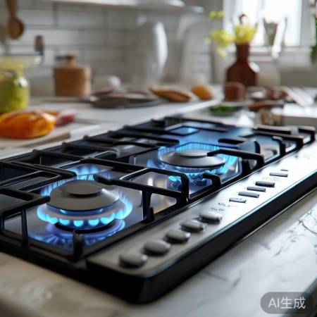 燃气灶操作简便，调节灵活