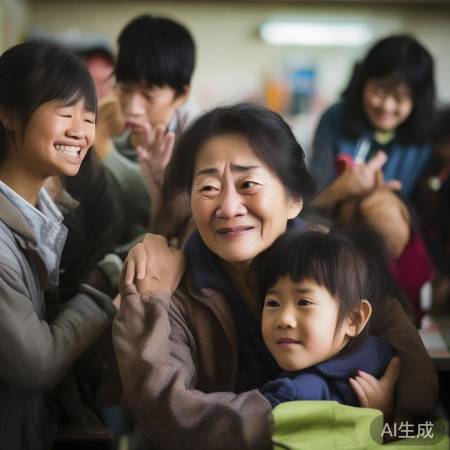 师生深情，泪洒离别